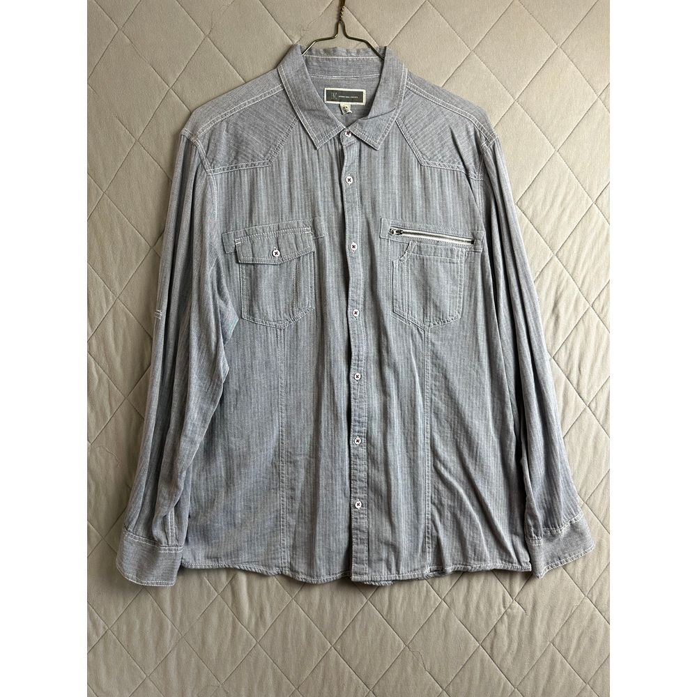 INC International Concepts Button Up Men's XXL Long Sleeve